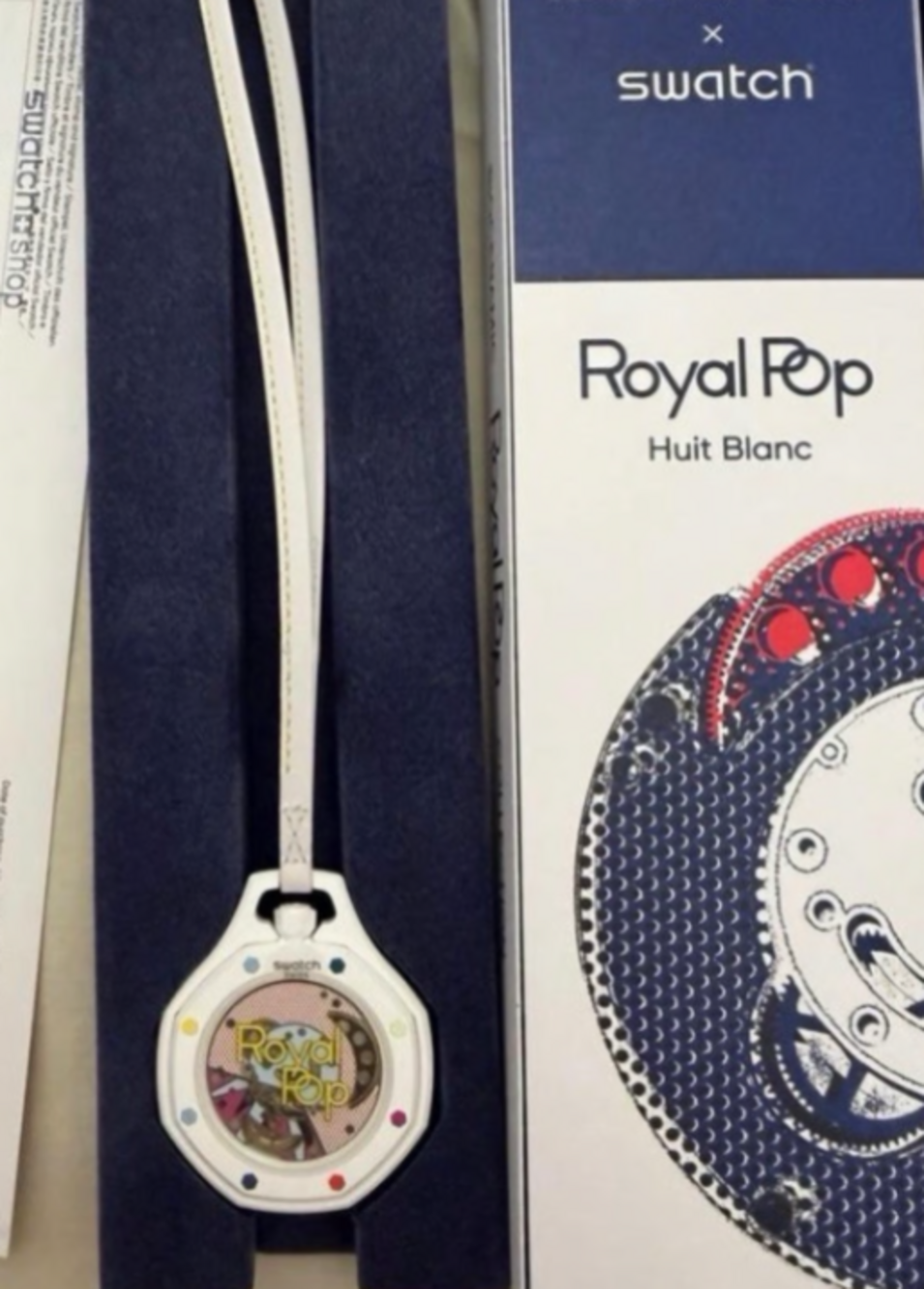 Audemars Piguet x Swatch Royal Pop White Strap Watch - Picture 2 of 5